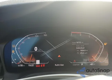 2022 BMW 330Xi z USA, uszkodzony, nr VIN 3MW5R7J01N8C40770